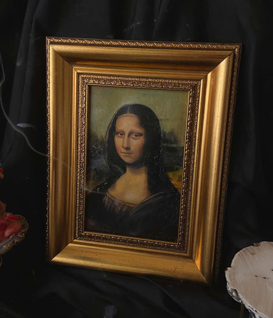 Handmade Mona Lisa Oil Painting Portrait, Museum Quality Reproduction