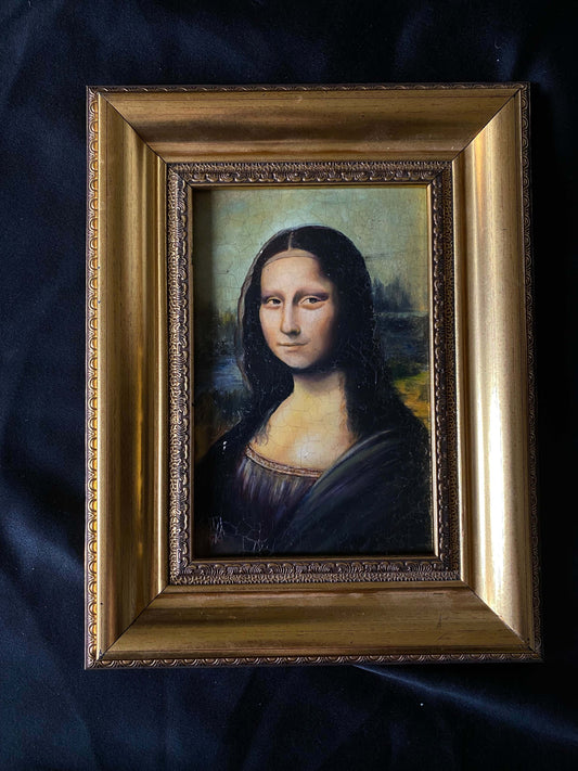 Handmade Mona Lisa Oil Painting Portrait, Museum Quality Reproduction