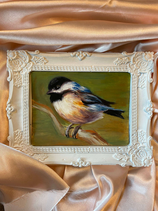 Original Bird Painting, Bird Artwork by Nesibe Bicici